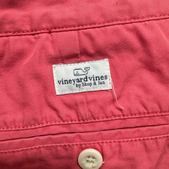 Vineyard Vines Pink Button-Up Shorts - Picture 3 of 6